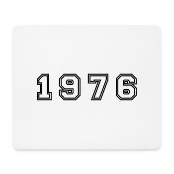 1976 Year Number - Mouse Pad (horizontal) - white - Front