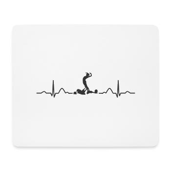 Synchronschwimmen Team Artistic Swim - Mousepad (Querformat) - Weiß - Vorne