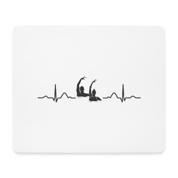 Synchronschwimmen Team Artistic Swim - Mousepad (Querformat) - Weiß - Vorne