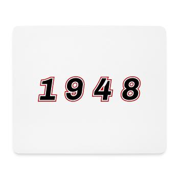 1948 Year Number - Mouse Pad (horizontal) - white - Front