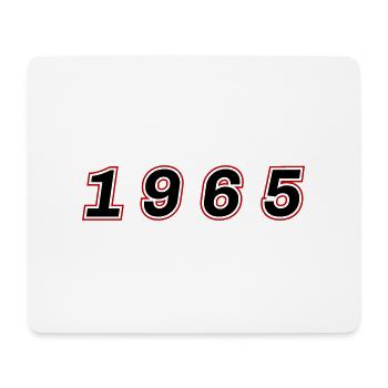 1965 Year Number - Mouse Pad (horizontal) - white - Front