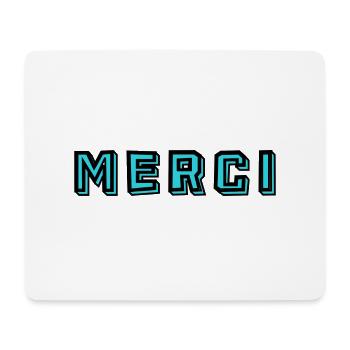 MAÎTRESSE. MAITRE. MERCI. MERCI MAÎTRESSE. MAITRE - Tapis de souris (format paysage) - blanc - Devant