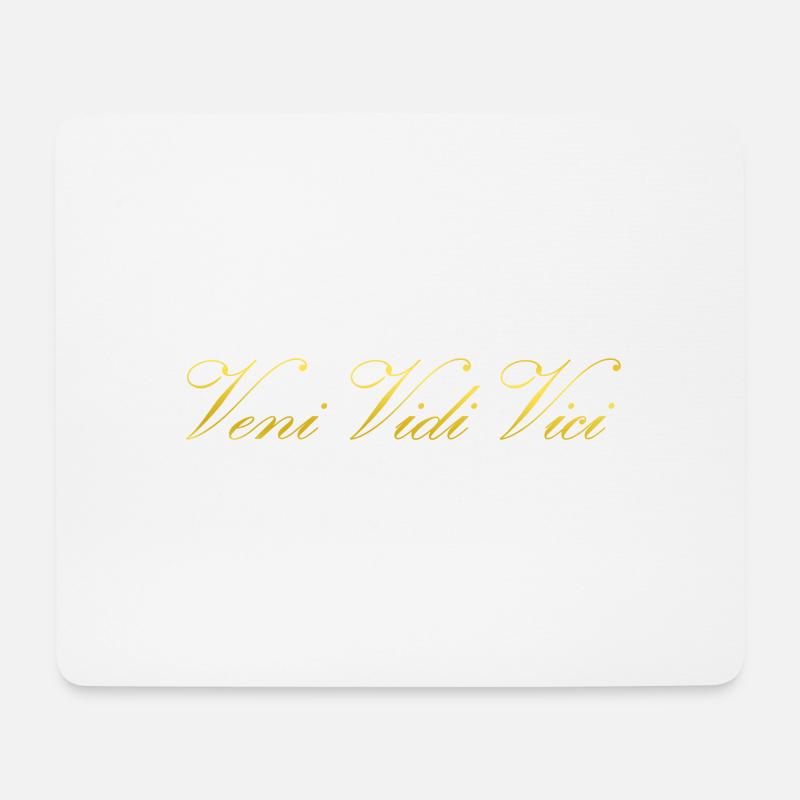 Zyzz Veni Vidi Vici - Mouse Pad (horizontal) - white