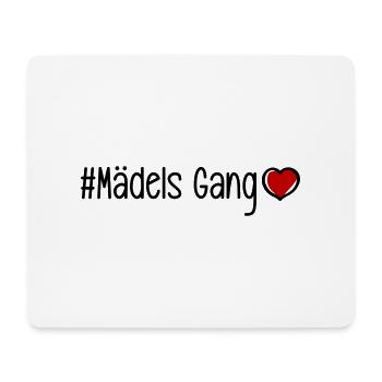 Mädels Gang Team Frauen Herz - Mousepad (Querformat) - Weiß - Vorne