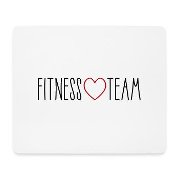 Fitness Team Herz - Mousepad (Querformat) - Weiß - Vorne