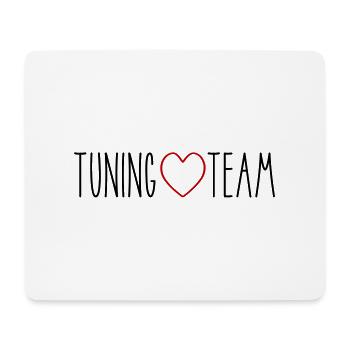 Tuning Team Heart - Tapis de souris (format paysage) - blanc - Devant