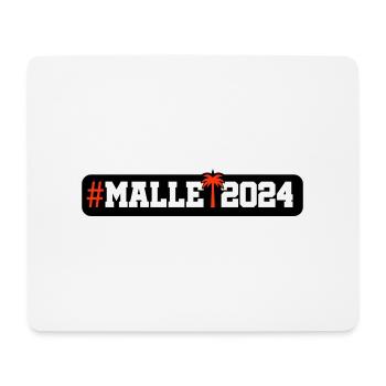 Malle 2024 - Mousepad (Querformat) - Weiß - Vorne