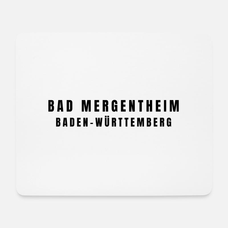 Bad Mergentheim Baden-Württemberg - Mousepad (Querformat) - Weiß