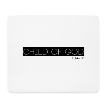 Jesus Christ Shirt Child of God Women and Men - Mouse Pad (horizontal) - white - Front