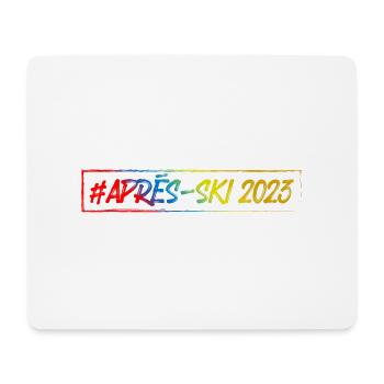 Après-ski 2023 - Tapis de souris (format paysage) - blanc - Devant