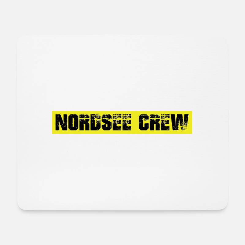 Nordsee Crew - Mousepad (Querformat) - Weiß