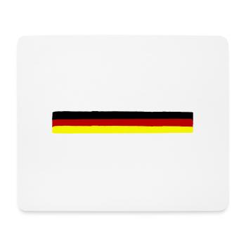 Symbole des couleurs de l’Allemagne - Tapis de souris (format paysage) - blanc - Devant