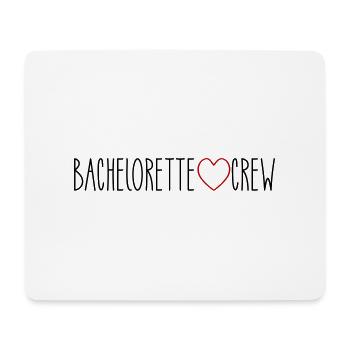 Bachelorette Crew Herz - Mousepad (Querformat) - Weiß - Vorne