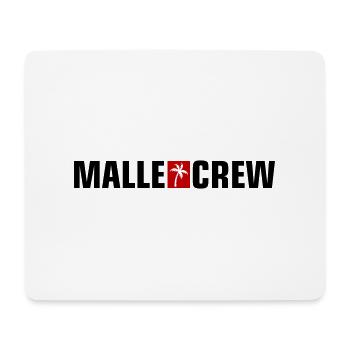 Malle Crew - Mousepad (Querformat) - Weiß - Vorne