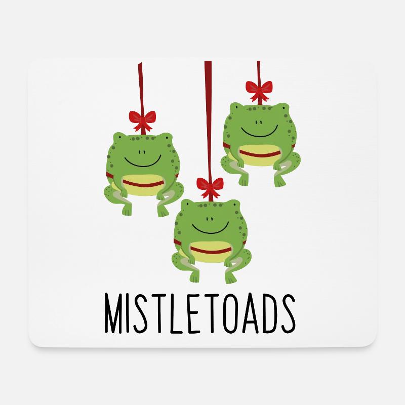 Mistletoads - Mouse Pad (horizontal) - white