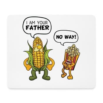 I Am Your Father Popcorn - Mouse Pad (horizontal) - white - Front