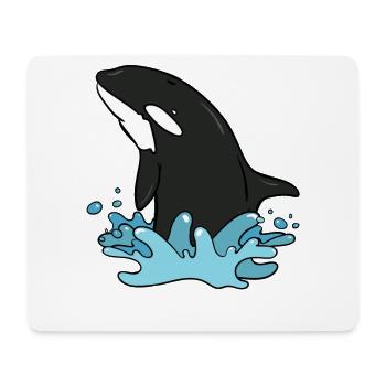 killer whale - Mouse Pad (horizontal) - white - Front
