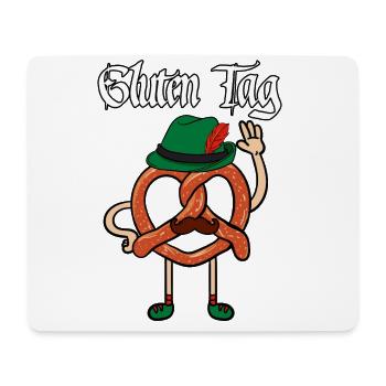 Gluten Tag - Tapis de souris (format paysage) - blanc - Devant