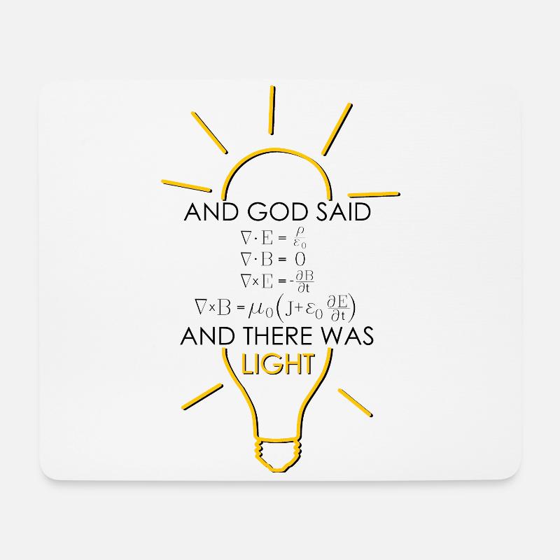 Physiker Shirt Mexwell - Mousepad (Querformat) - Weiß