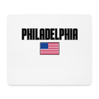 Philadelphia - Mousepad (Querformat) - Weiß - Vorne