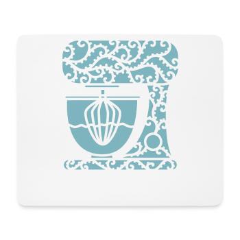 Vintage Food Mixer - Mouse Pad (horizontal) - white - Front