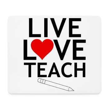 Lehrerin - Mousepad (Querformat) - Weiß - Vorne