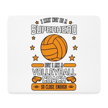 I'm a volleyball coach - Mouse Pad (horizontal) - white - Front
