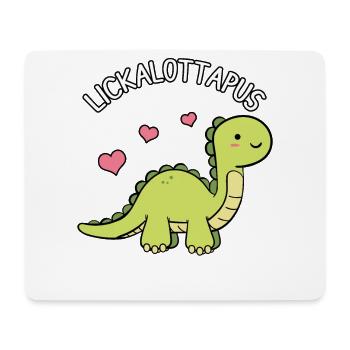 Lickalottapus - Mousepad (Querformat) - Weiß - Vorne