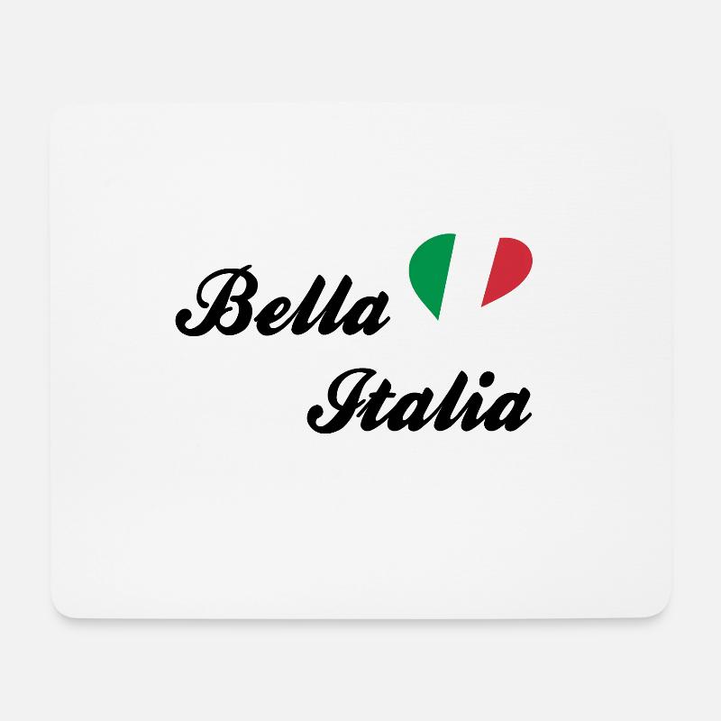 Bella Italia Italienisches Lebensgefühl - Mousepad (Querformat) - Weiß