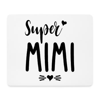 Womens Super Mimi Mother's Day Gift - Mouse Pad (horizontal) - white - Front