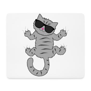 Chat amoureux des chats chat maman cadeau drôle - Tapis de souris (format paysage) - blanc - Devant