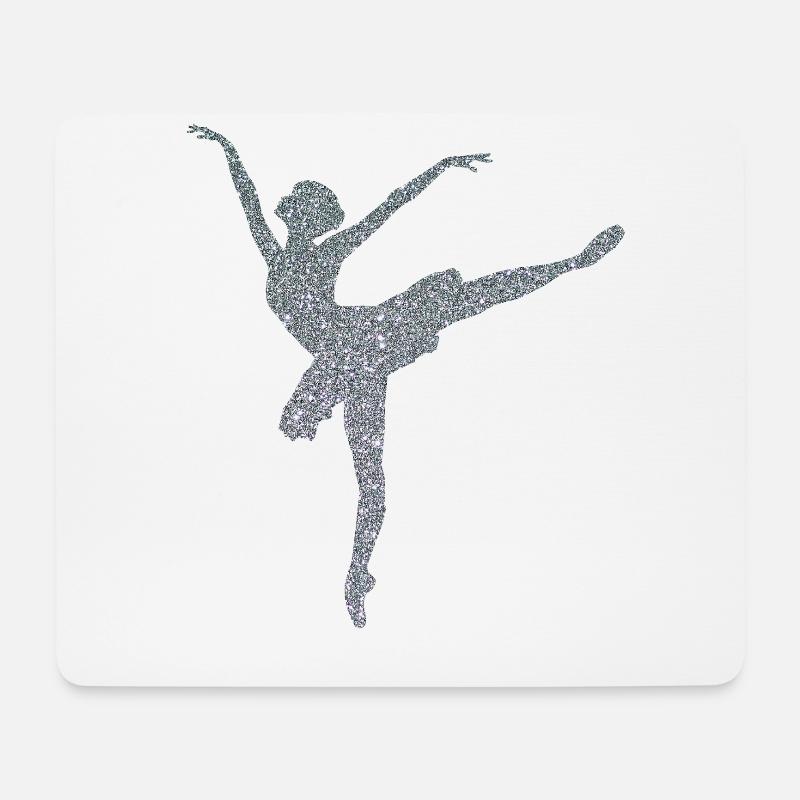 Ballerina Tänzerin Ballett Bühnentantz Geschenk - Mousepad (Querformat) - Weiß