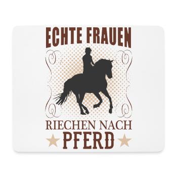 Pferde Geruch Spruch Pferdeliebhaber Geschenk - Mousepad (Querformat) - Weiß - Vorne