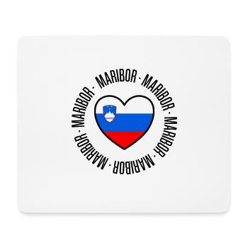 Slowenien! - Mousepad (Querformat) - Weiß - Vorne