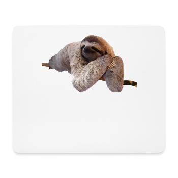 Idée cadeau paresseux paresseux - Tapis de souris (format paysage) - blanc - Devant