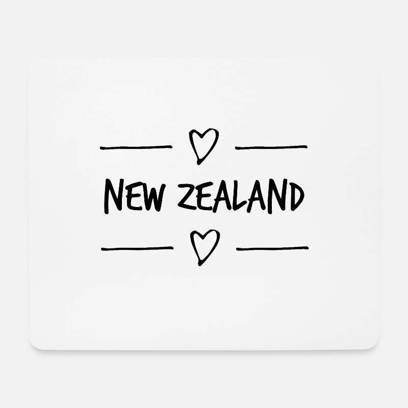 Neuseeland! - Mousepad (Querformat) - Weiß