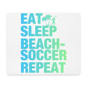 Beach Soccer Beach Soccer Sport Gift - Mouse Pad (horizontal) - white - Front