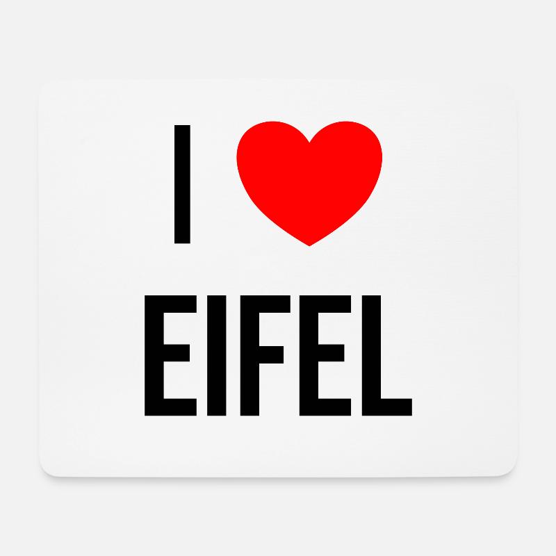 Eifel! - Mousepad (Querformat) - Weiß