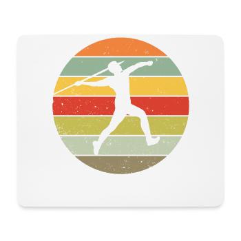 Javelin throwing javelin thrower javelin thrower gift - Mouse Pad (horizontal) - white - Front
