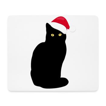Funny cat christmas present gift idea - Mouse Pad (horizontal) - white - Front