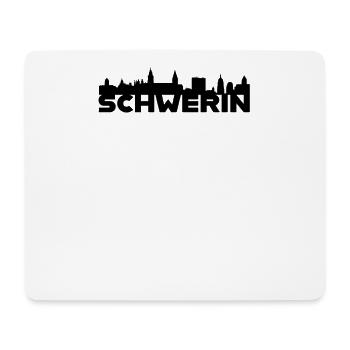 Schwerin Deutschland Skyline Geschenkidee - Mousepad (Querformat) - Weiß - Vorne