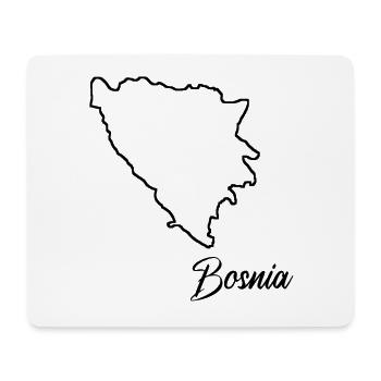 Bosnia Funny Bosna saying as a gift - Mouse Pad (horizontal) - white - Front