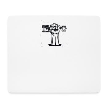 Moto Moto Motocross Motocross Dreckbike-Ge - Tapis de souris (format paysage) - blanc - Devant