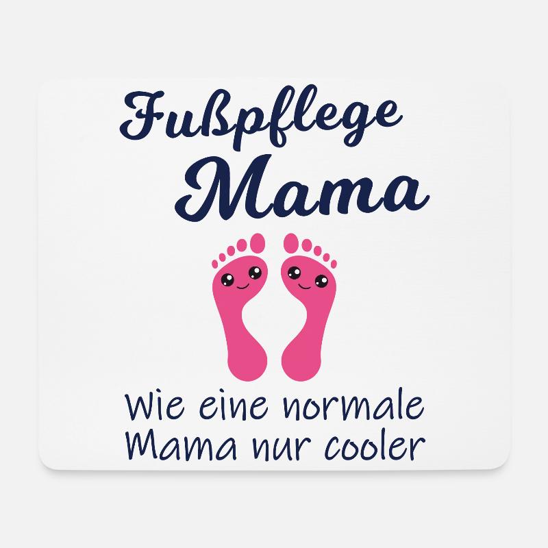 Fußpflege Pediküre Podologin Nagelstudio Geschenk - Mousepad (Querformat) - Weiß