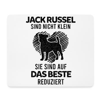 Jack Russell Terrier Hund Hundeliebhaber Lustige S - Mousepad (Querformat) - Weiß - Vorne