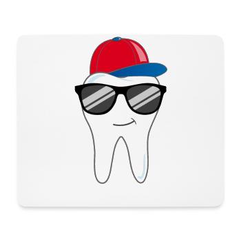 Drôle de dents dentistes cadeau - Tapis de souris (format paysage) - blanc - Devant