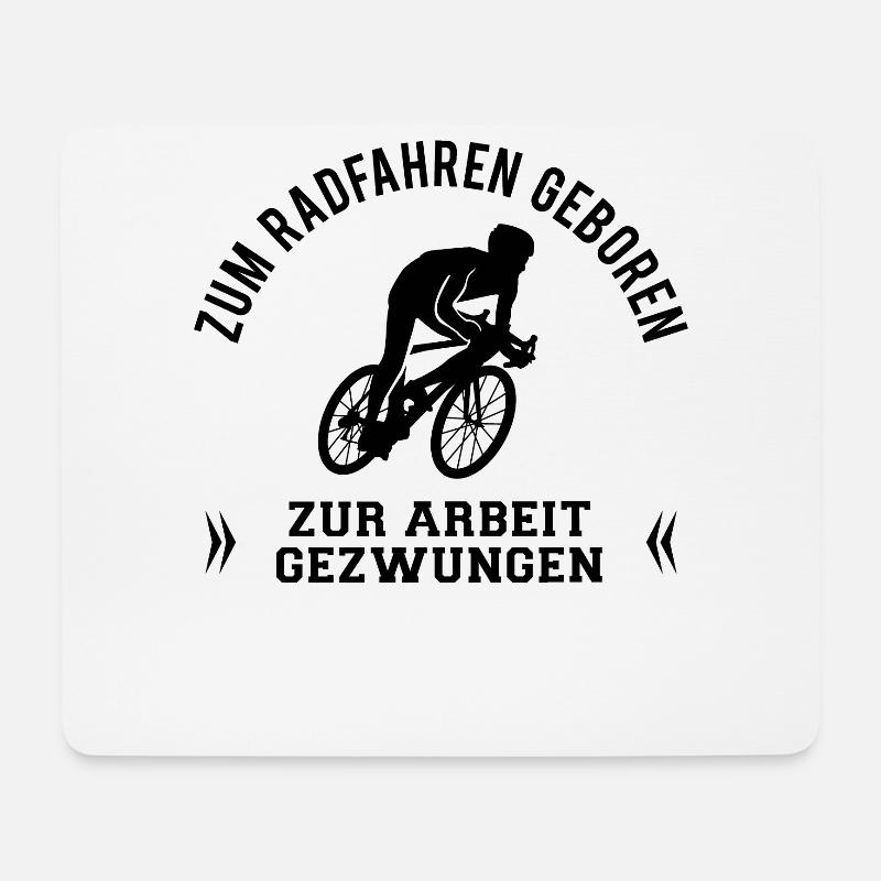 Radsport Radsportler Radfahrer Spruch Geschenk - Mousepad (Querformat) - Weiß