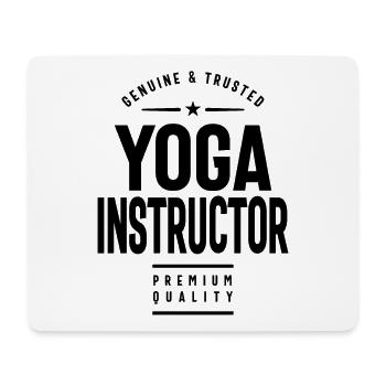 Yoga-Lehrer Geschenk lustige Job-Titel-Beruf - Mousepad (Querformat) - Weiß - Vorne
