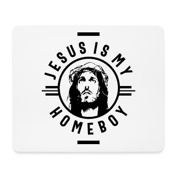 Jesus | Lustige Christliche Spruch Zitat - Mousepad (Querformat) - Weiß - Vorne