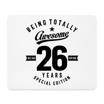 26 Year Old Gift | 26th Birthday Gift Ideas - Mouse Pad (horizontal) - white - Front